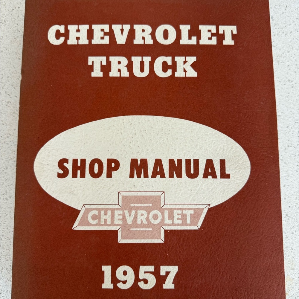 Chevrolet Truck 1957 Shop Manual